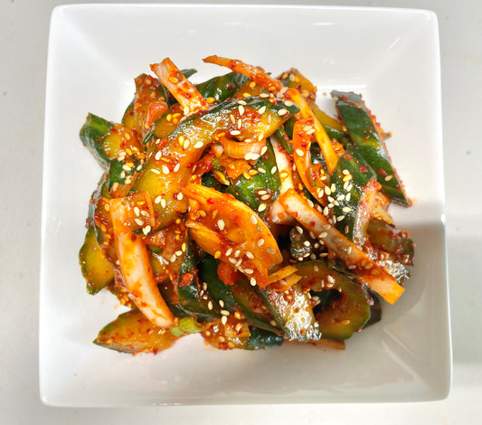 Korean Seasoned Cucumber Salad (Oi Muchim)