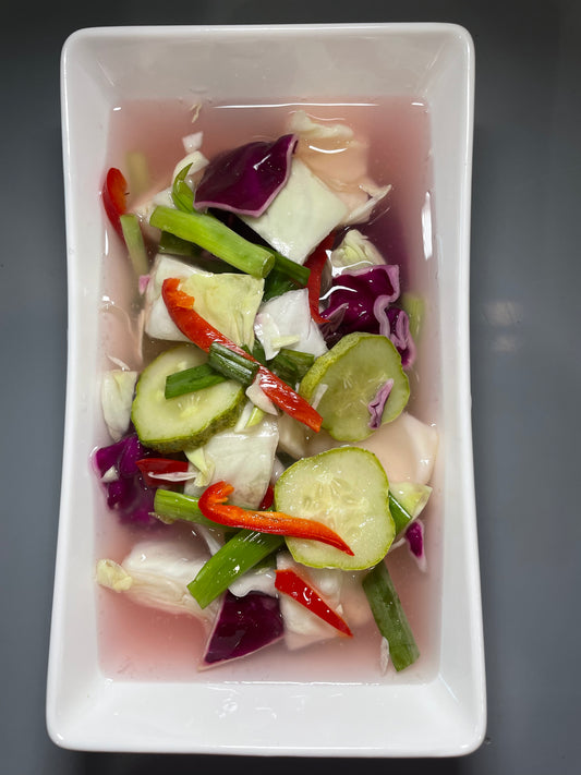 Green Cabbage Water Kimchi